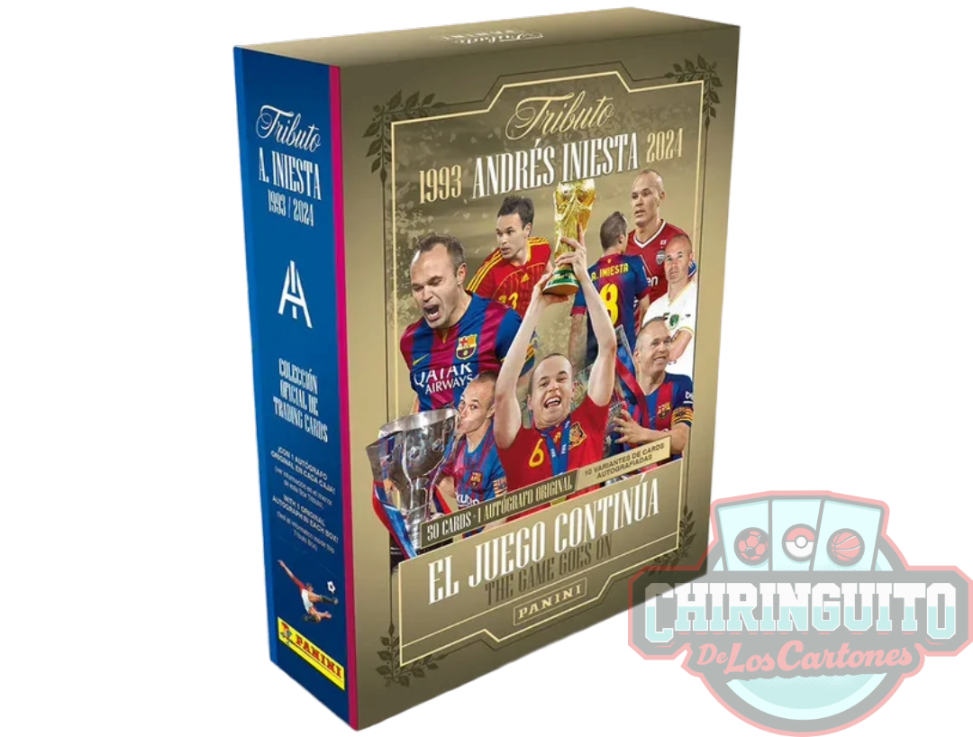 Panini Andrés Iniesta Tribute Set – Box Tributo – PRE VENTA