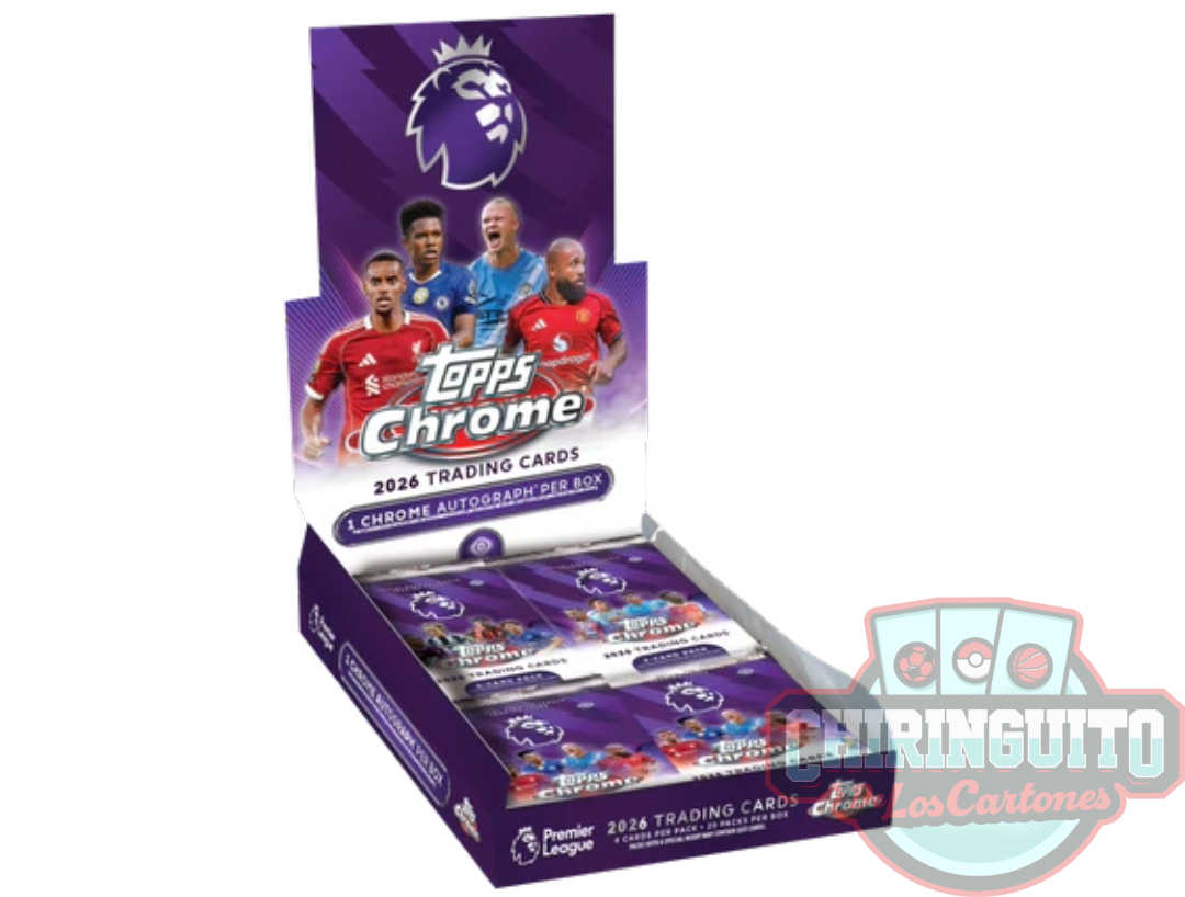 Topps Chrome Premier League 2026 – Hobby Box