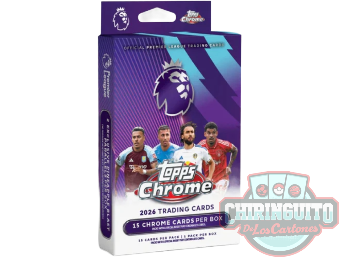 Topps Chrome Premier League 2026 – Hanger Pack