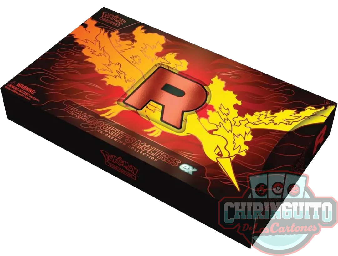 Team Rocket’s Moltres EX Ultra Premium Collection – Inglés