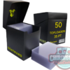 Toploaders 35 PT Pack de 50 con Deck Box Negra | GOATWARD