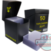 Toploaders 35 PT Pack de 50 con Deck Box Negra | GOATWARD