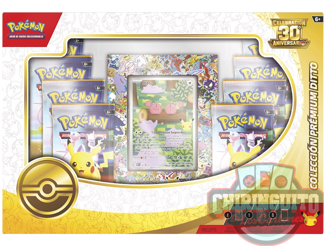PREVENTA Pokémon 30 Aniversario Colección Premium Ditto – Español
