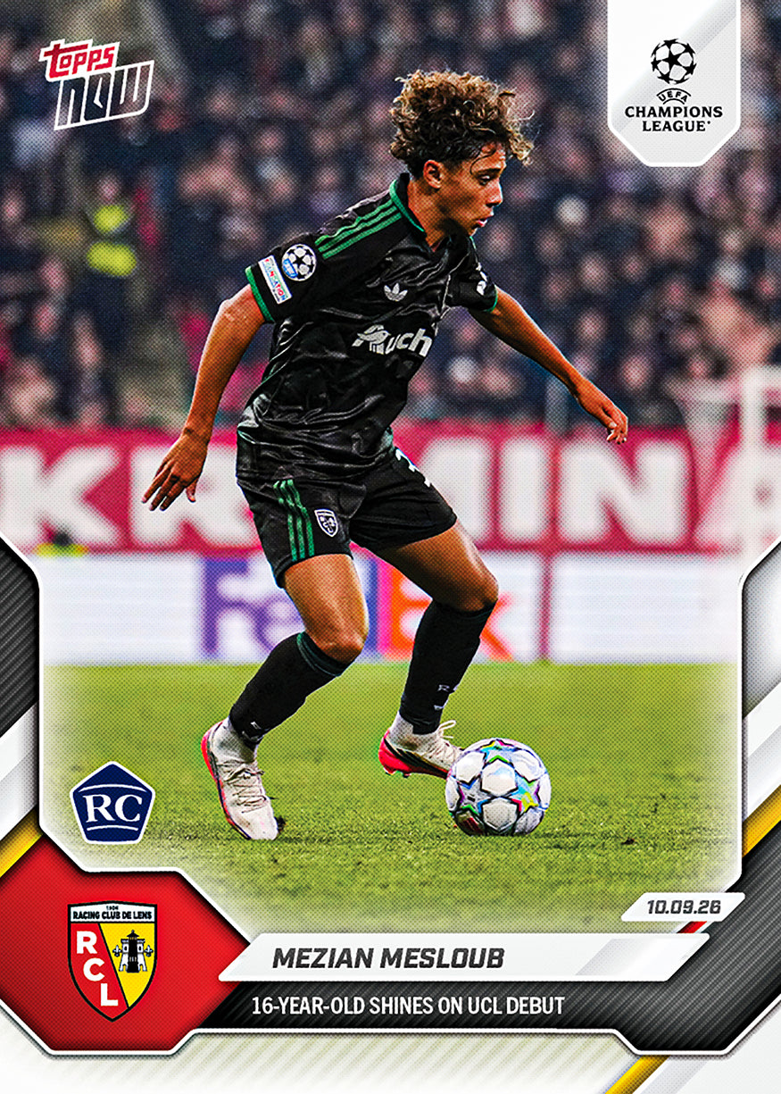 Mezian Soares Mesloub – 2026-27 UCL Topps NOW